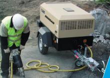 Портативні повітряні компресори: дизельні, електричні, бензинові Doosan 7/31EG