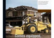 Екскаватор-навантажувач John Deere Construction 210 LE