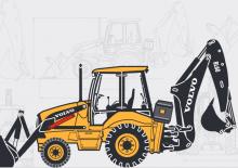 Екскаватор-навантажувач Volvo BL 60