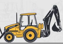Екскаватор-навантажувач Volvo BL 70