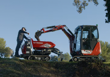 Eлектричні гусеничні самоскиди Yanmar C08e