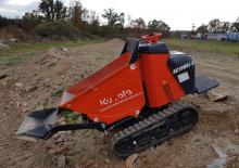 Eлектричні гусеничні самоскиди Kubota KC70VSL-4e
