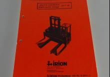 Електричні різноспрямовані навантажувачі IRION ® EFY 30/12/40
