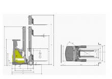 Електричні штабелері Clark CRT 16 SE 2000