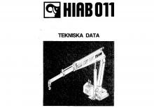 Електричні вантажні крани Hiab 011 B