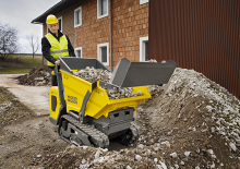 Eлектричні гусеничні самоскиди Wacker Neuson DT10e