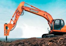 Гідравлічні відбійні молотки Doosan DXB260