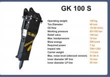 Гідравлічні відбійні молотки Italdem GK 100 S 