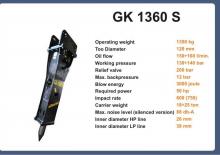 Гідравлічні відбійні молотки Italdem GK 1360 S 