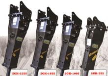Гідравлічні відбійні молотки Eusiti SGK-165S