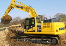 Гусеничні екскаватори Komatsu PC240LC-11E0