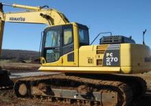 Гусеничні екскаватори Komatsu PC270LC-6