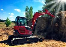 Гусеничні екскаватори Yanmar ViO82 