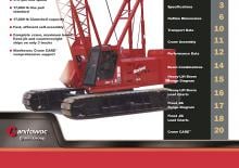 Гусеничні крани - ґратчаста стріла Manitowoc 180 E