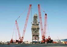 Гусеничні крани - ґратчаста стріла Manitowoc 18000