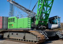 Гусеничні крани - ґратчаста стріла Sennebogen 6300E