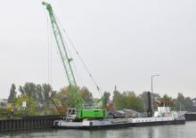 Гусеничні крани - ґратчаста стріла Sennebogen 655E