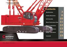 Гусеничні крани - ґратчаста стріла Manitowoc 8000