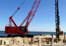 Гусеничні крани - ґратчаста стріла Manitowoc 8500-1