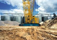 Гусеничні крани - ґратчаста стріла Demag CC 2400-1