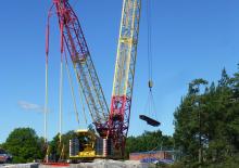 Гусеничні крани - ґратчаста стріла Terex-Demag CC 2500-1
