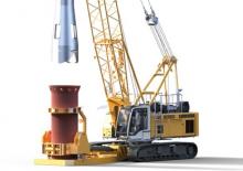 Гусеничні крани - ґратчаста стріла Liebherr HS 8050 HD