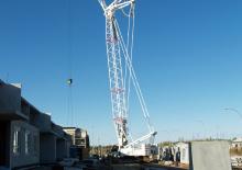 Гусеничні крани - ґратчаста стріла Liebherr LR 1200