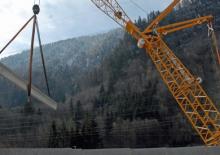 Гусеничні крани - ґратчаста стріла Liebherr LR 1250