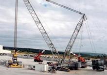 Гусеничні крани - ґратчаста стріла Liebherr LR 1350/1