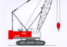 Гусеничні крани - ґратчаста стріла Fuwa QUY80B