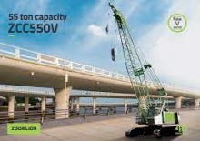 Гусеничні крани - ґратчаста стріла Zoomlion ZCC550V