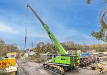 Гусеничні крани - телескопічна стріла Sennebogen 6103 E