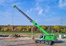 Гусеничні крани - телескопічна стріла Sennebogen 683E