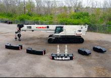 Гусеничні крани - телескопічна стріла Link-Belt TCC-1100