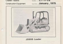 Гусеничні навантажувачі Case JD555