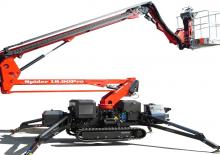 Гусеничні підйомники з шарнірною стрілою Platform Basket SPIDER 18.90 E