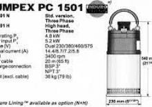 Каналізаційні насоси Pumpex PC 1501 N 16