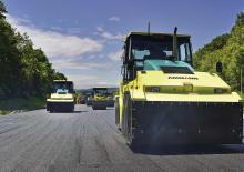 Катки на гумових колесах Ammann AP 240 H-T3