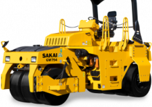 Катки на гумових колесах Sakai GW754