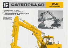 Колісні екскаватори Caterpillar 214
