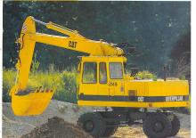 Колісні екскаватори Caterpillar 214B