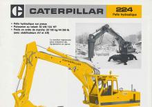 Колісні екскаватори Caterpillar 224