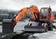 Колісні екскаватори Doosan DX140W
