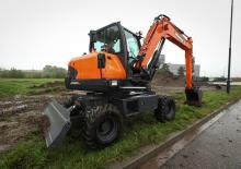 Колісні екскаватори Doosan DX57W-5