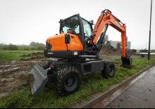 Колісні екскаватори Doosan DX57W