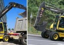 Колісні екскаватори Volvo EW140B