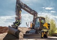 Колісні екскаватори Volvo EW220E