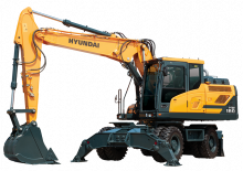 Колісні екскаватори Hyundai HW180