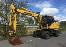 Колісні екскаватори Komatsu PW160-7