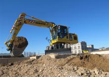 Колісні екскаватори Komatsu PW180-10